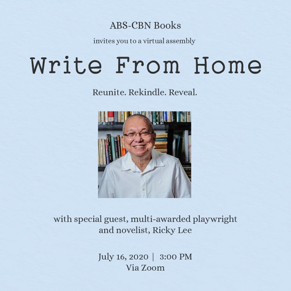 On Writing From Home